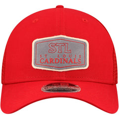 St. Louis Cardinals New Era Labeled 9SEVENTY Stretch-Snap Hat - Red Hats