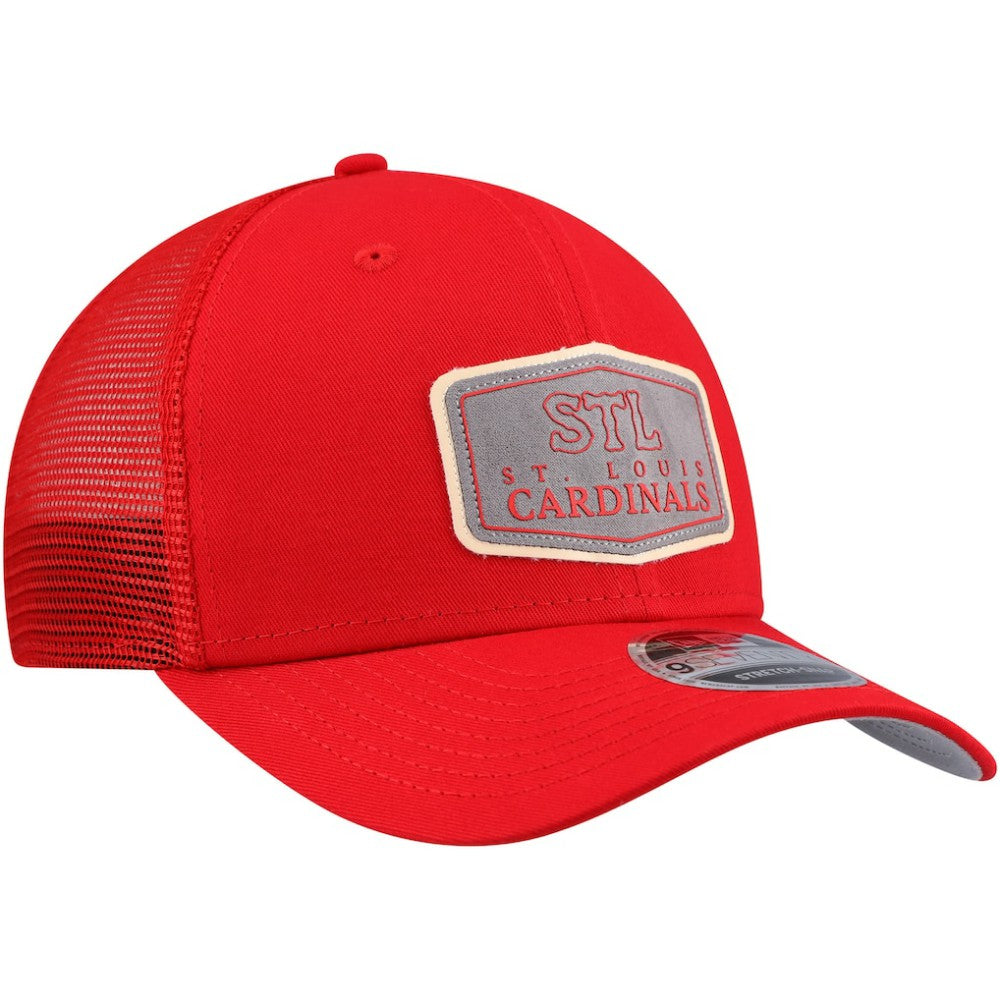 St. Louis Cardinals New Era Labeled 9SEVENTY Stretch-Snap Hat - Red Hats