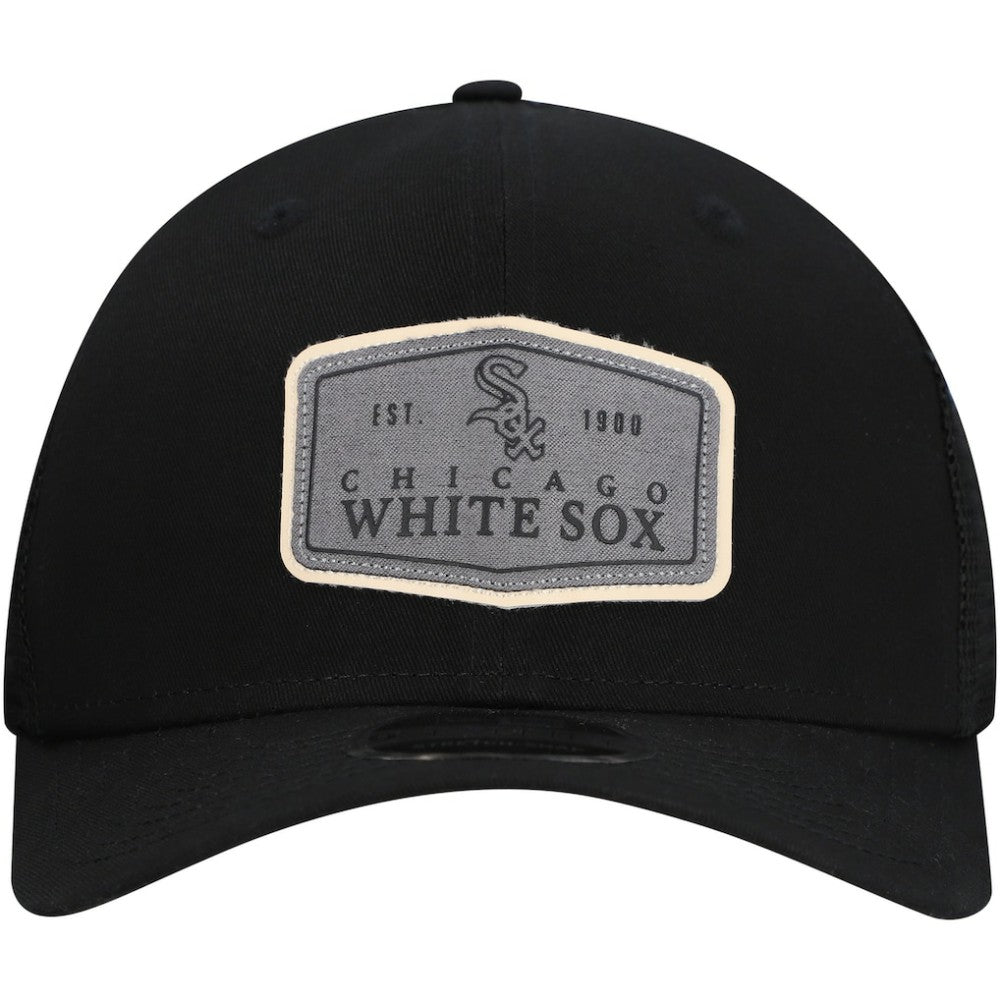 Chicago White Sox New Era Labeled 9SEVENTY Stretch-Snap Adjustable Hat - Black Hats