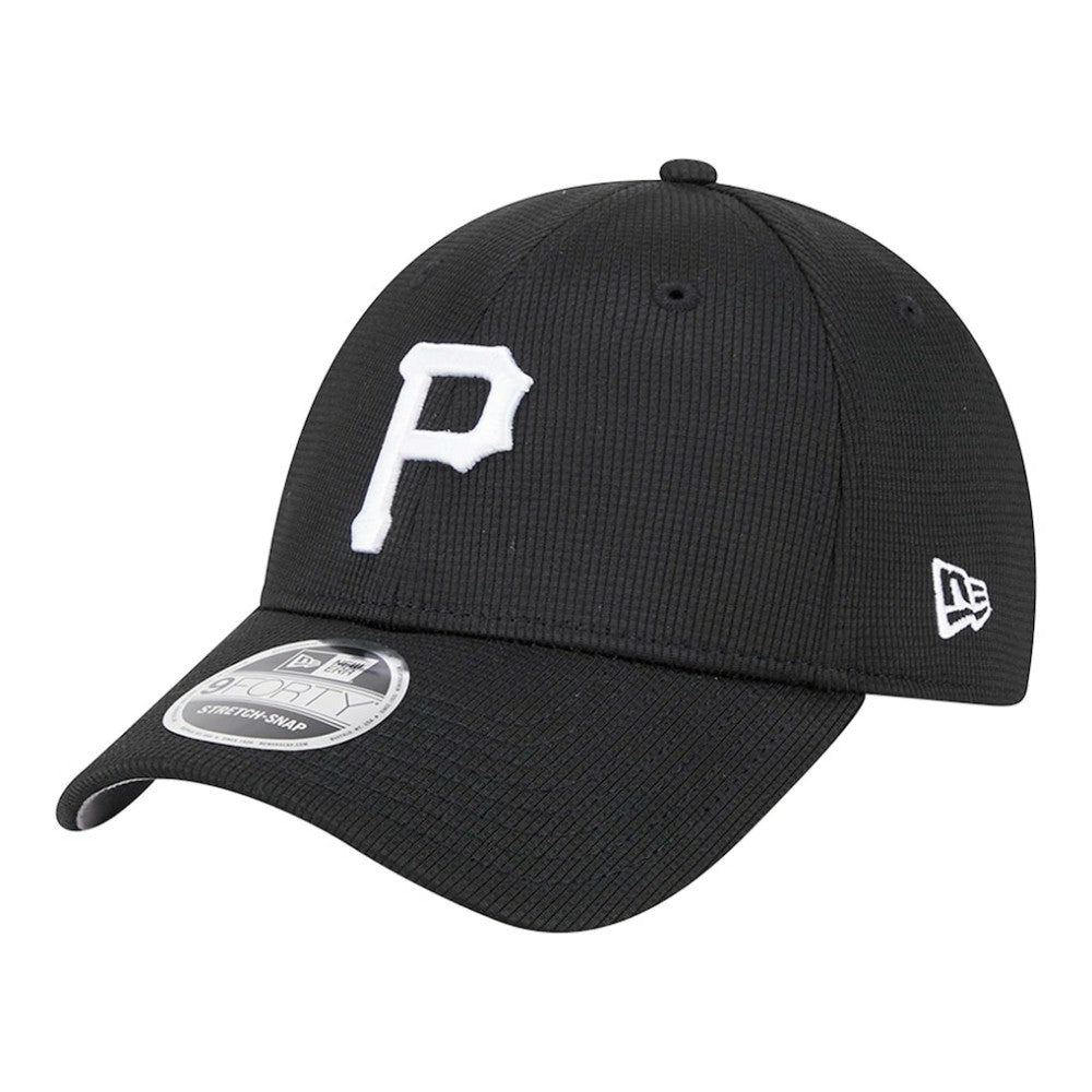 Pittsburgh Pirates New Era Pivot 9FORTY Adjustable Hat - Black Hats