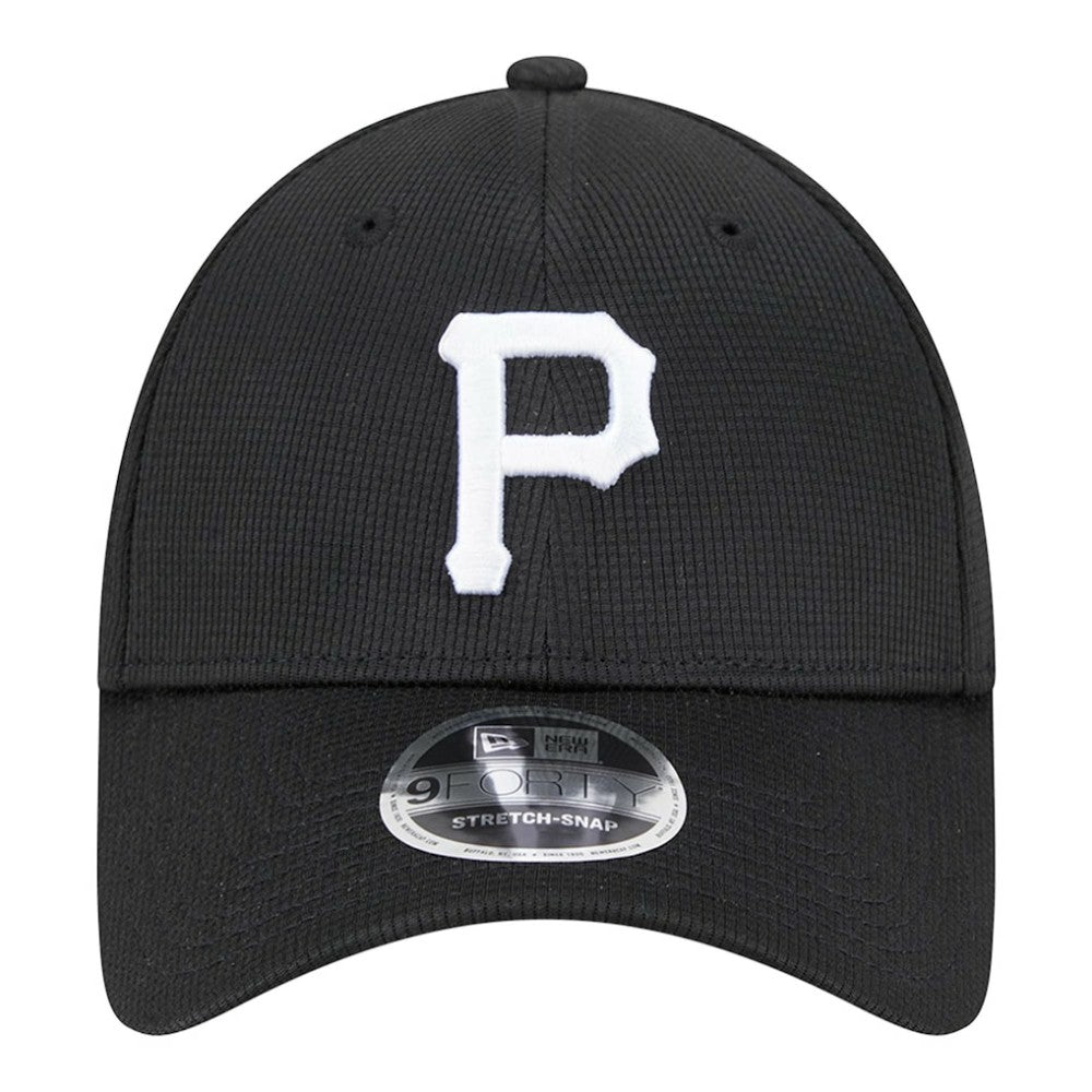 Pittsburgh Pirates New Era Pivot 9FORTY Adjustable Hat - Black Hats