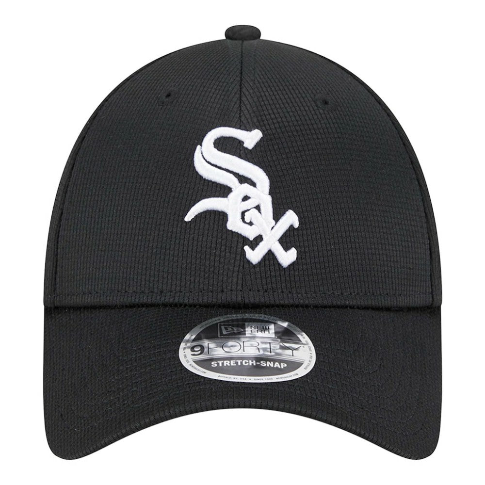 Chicago White Sox New Era Pivot 9FORTY Adjustable Hat - Black Hats