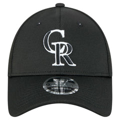 Colorado Rockies New Era Pivot 9FORTY Adjustable Hat - Black Hats