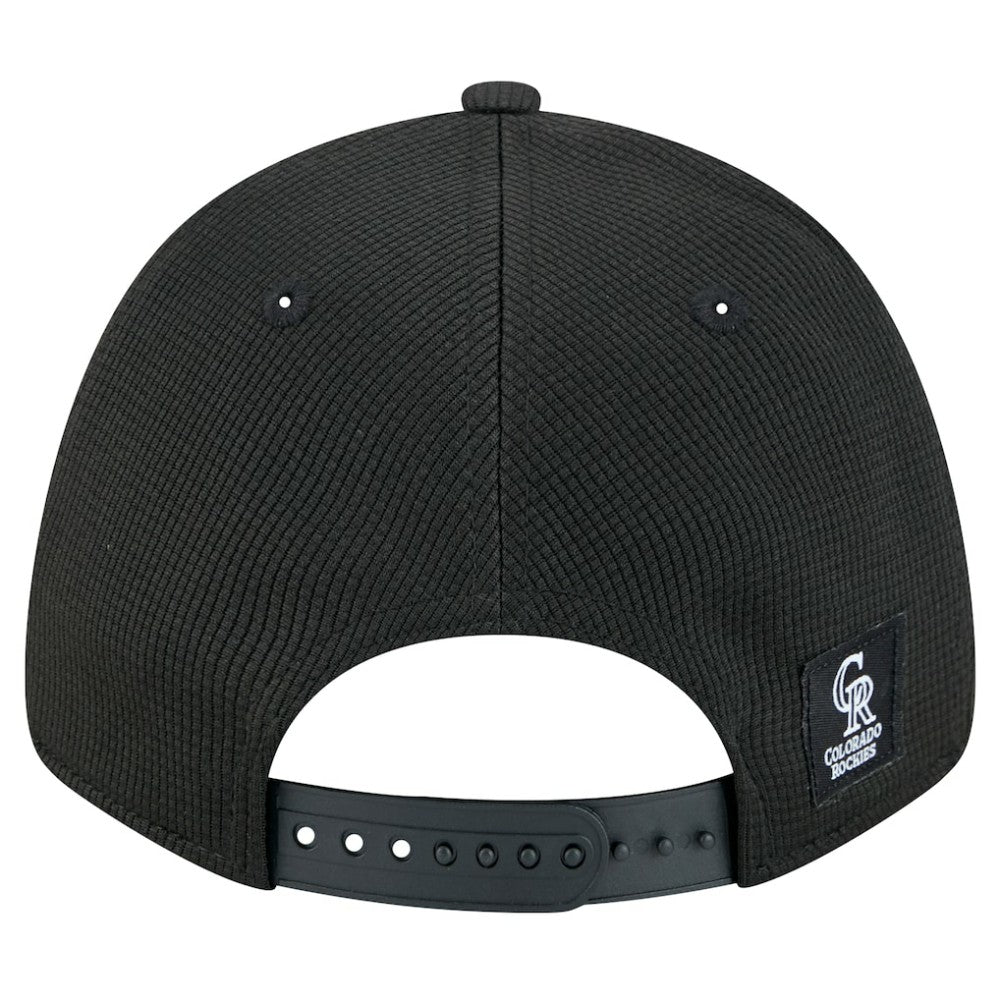 Colorado Rockies New Era Pivot 9FORTY Adjustable Hat - Black Hats