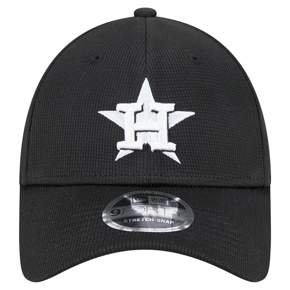 Houston Astros New Era Pivot 9FORTY Adjustable Hat - Black Hats