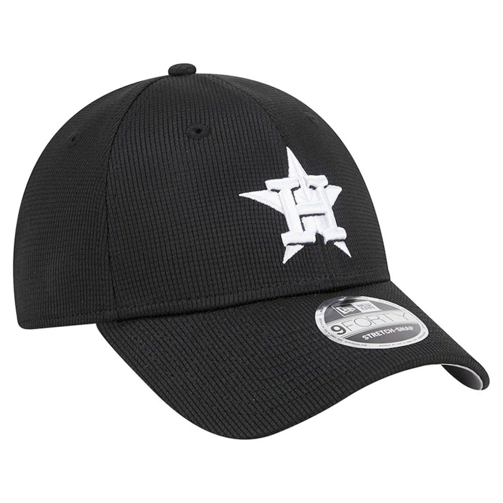 Houston Astros New Era Pivot 9FORTY Adjustable Hat - Black Hats