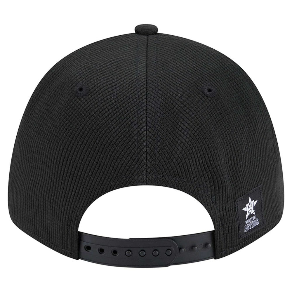 Houston Astros New Era Pivot 9FORTY Adjustable Hat - Black Hats