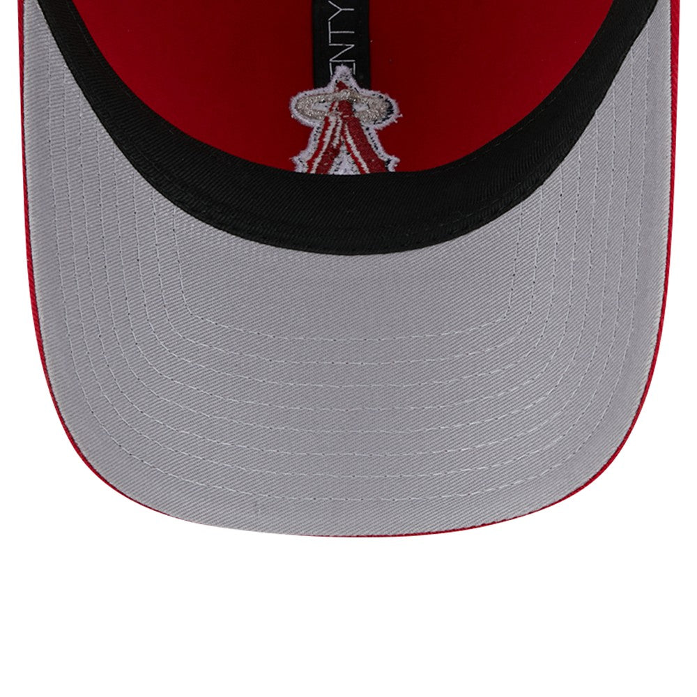 Los Angeles Angels New Era Team Slick Trucker 9TWENTY Adjustable Hat - Red Hats