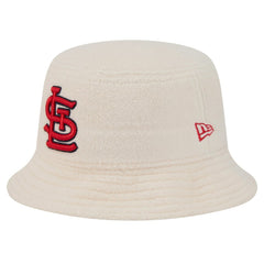 St. Louis Cardinals New Era Women's Cozy Bucket Hat - White Hats