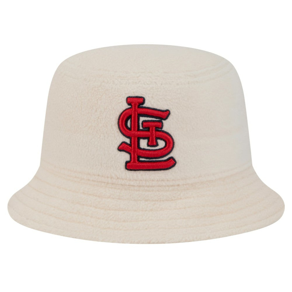 St. Louis Cardinals New Era Women's Cozy Bucket Hat - White Hats