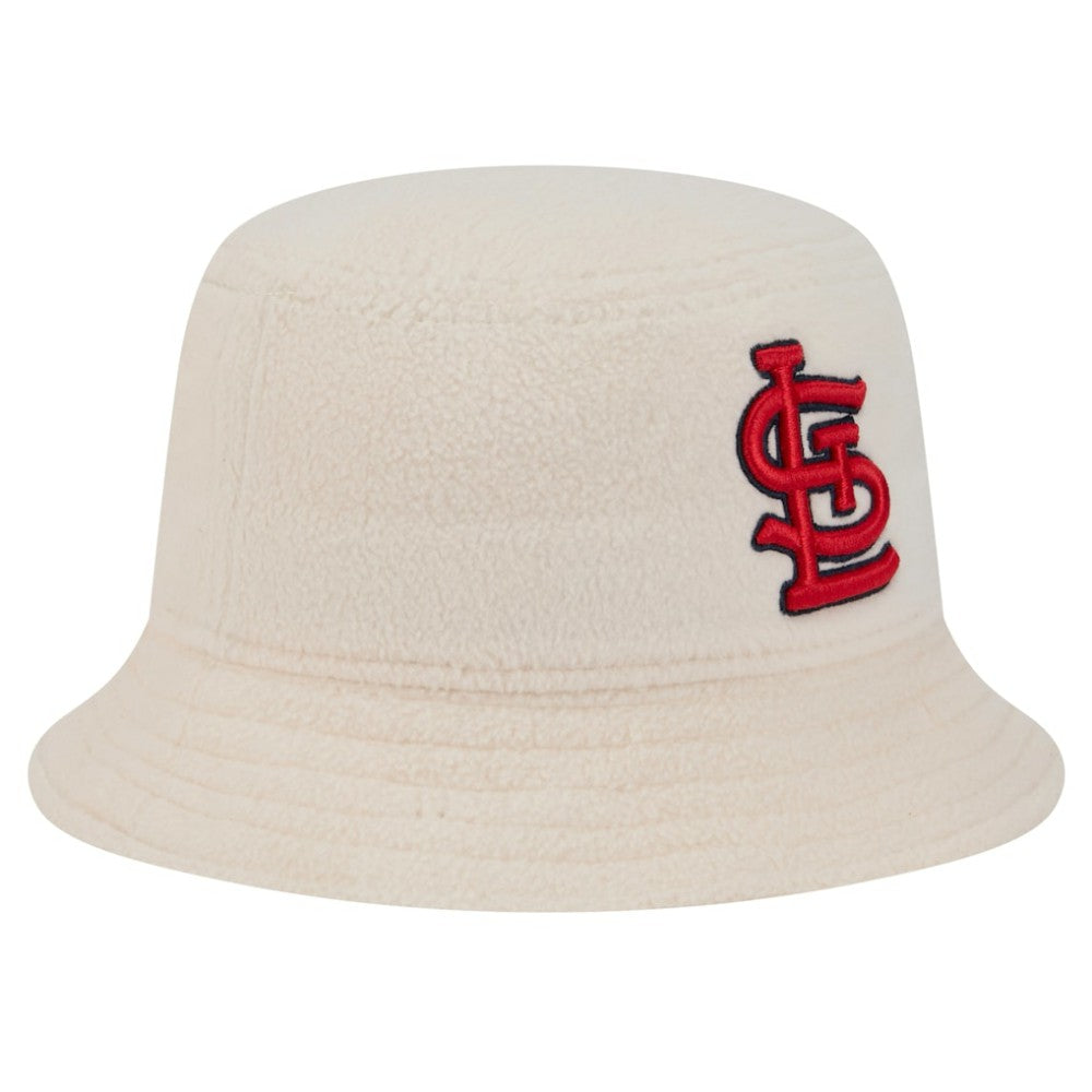St. Louis Cardinals New Era Women's Cozy Bucket Hat - White Hats