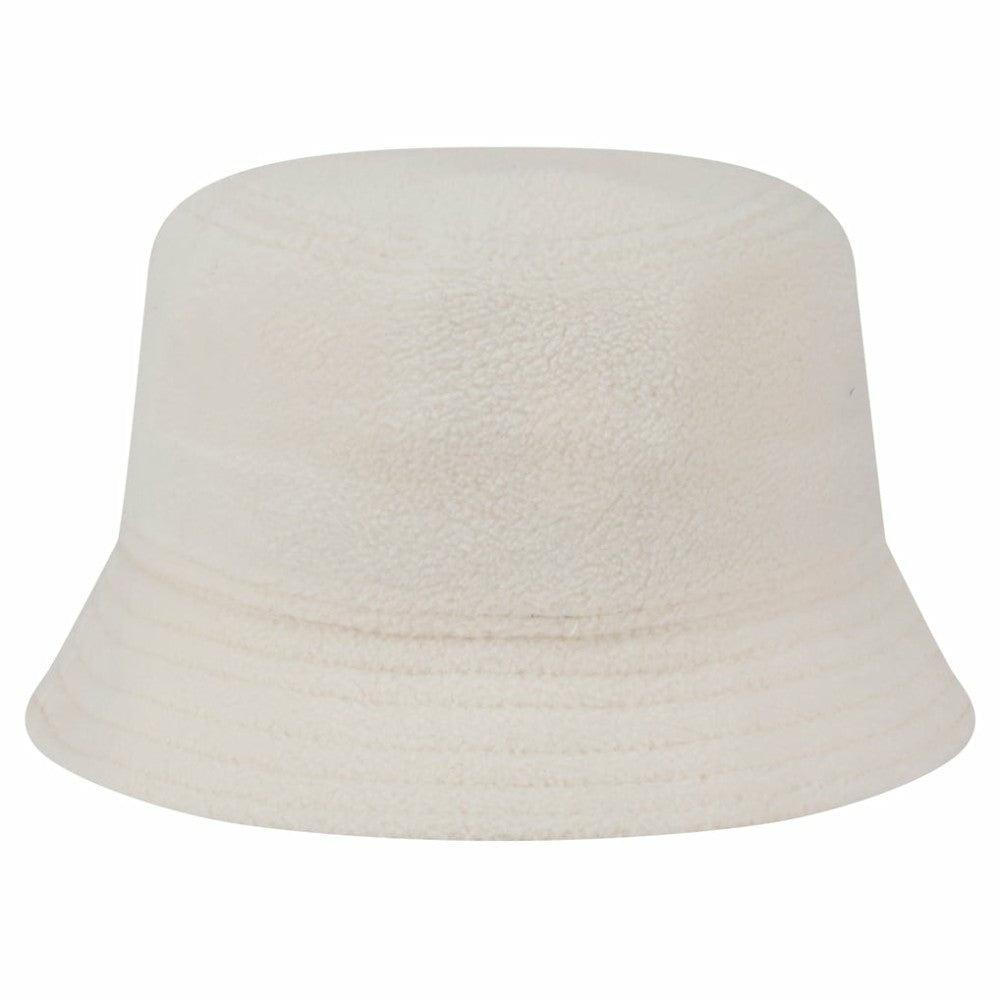 Atlanta Braves New Era Women's Chrome Cozy Bucket Hat - White Hats