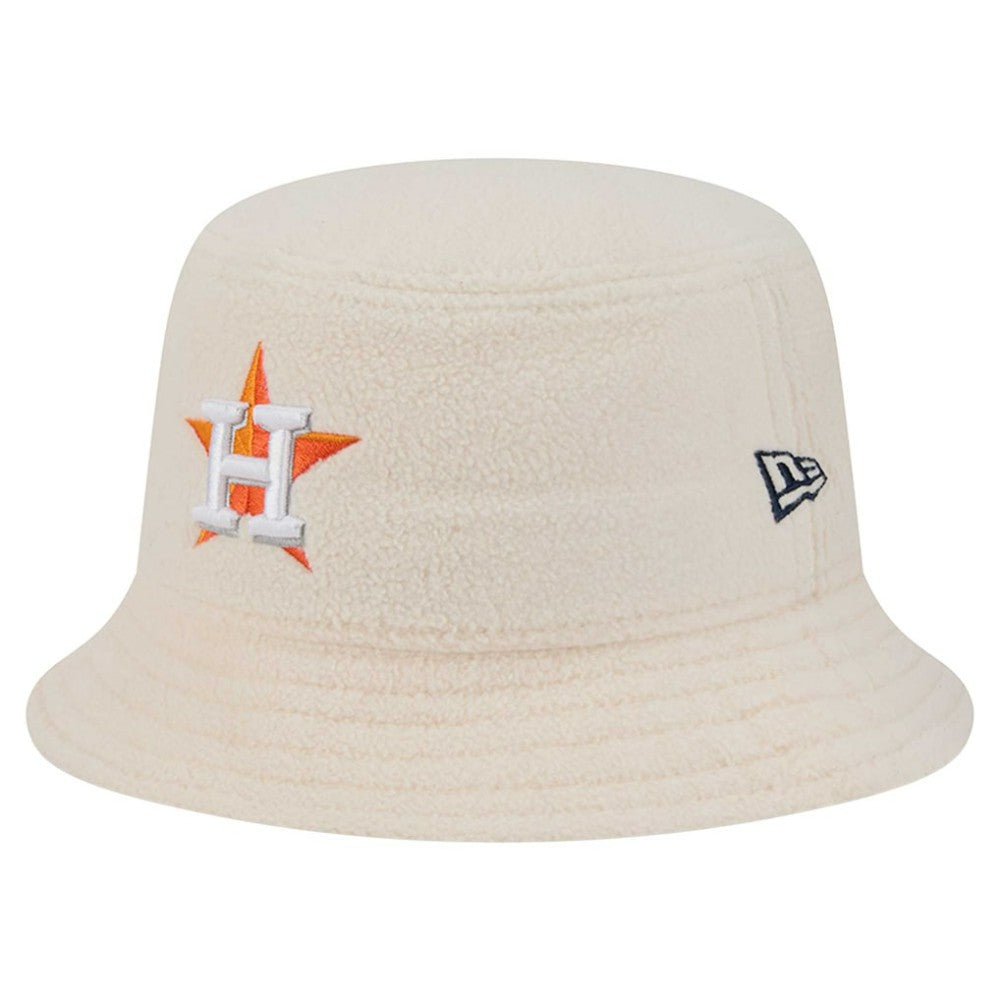 Houston Astros New Era Women's Chrome Cozy Bucket Hat - White Hats