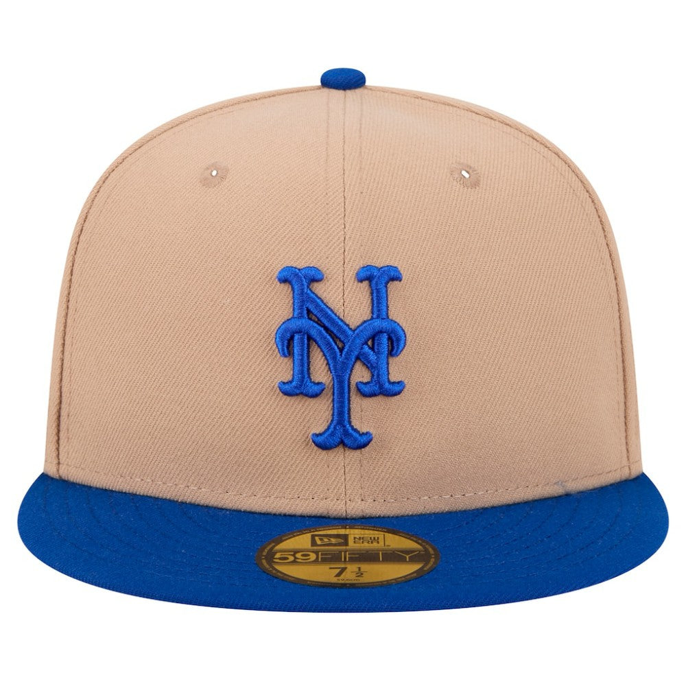 New York Mets New Era 59FIFTY Fitted Hat - Khaki Hats