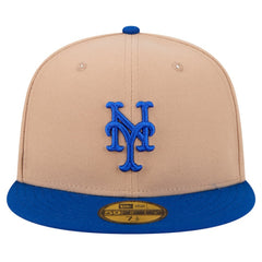 New York Mets New Era 59FIFTY Fitted Hat - Khaki Hats