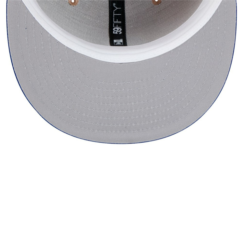 Chicago Cubs New Era 59FIFTY Fitted Hat - Khaki Hats