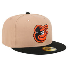 Baltimore Orioles New Era 59FIFTY Fitted Hat - Khaki Hats