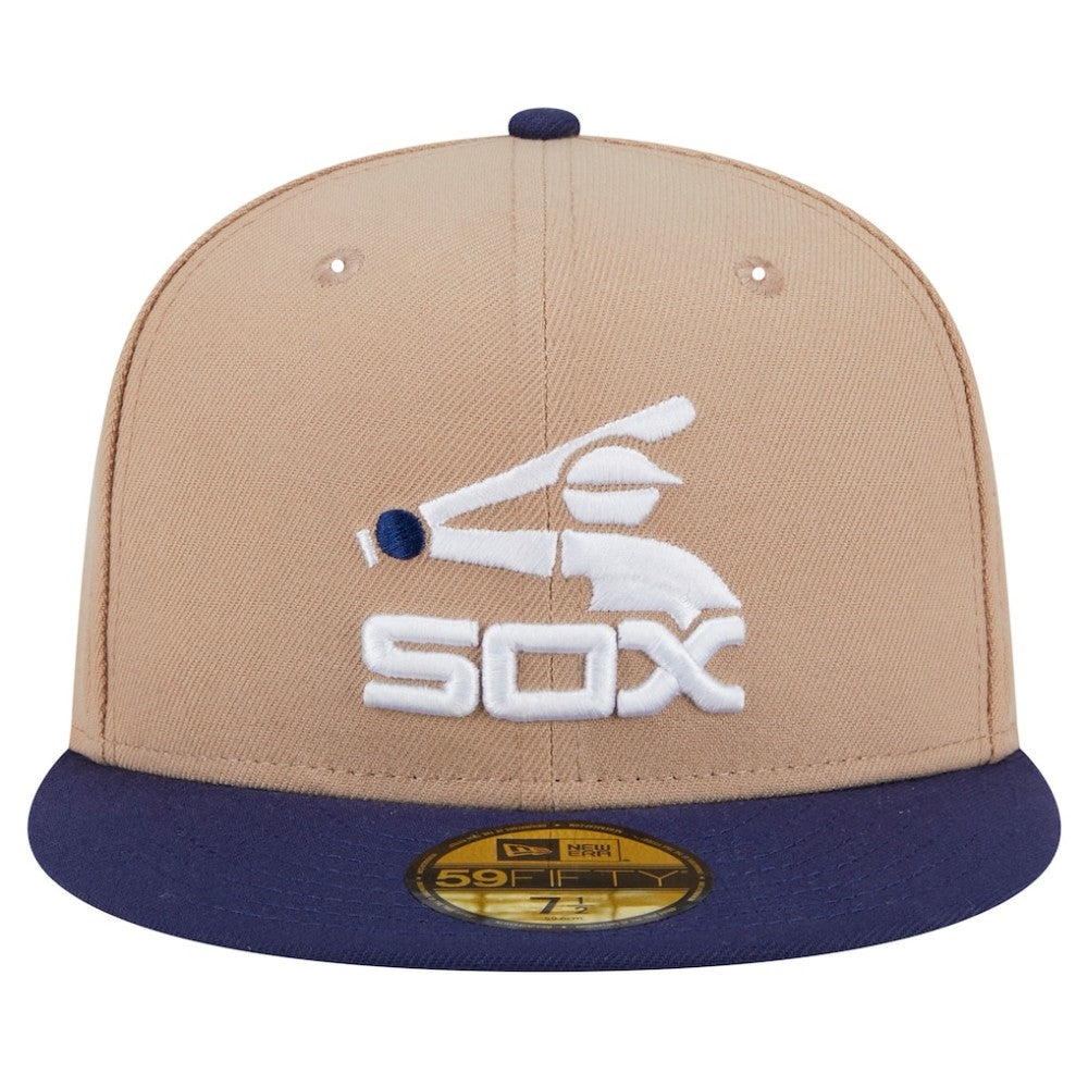 Chicago White Sox New Era 59FIFTY Fitted Hat - Khaki Hats
