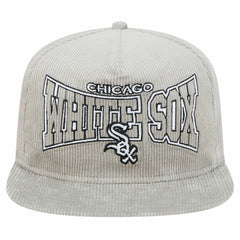 New Era Chicago White Sox Gray Corduroy Golfer Snapback Hat Hats