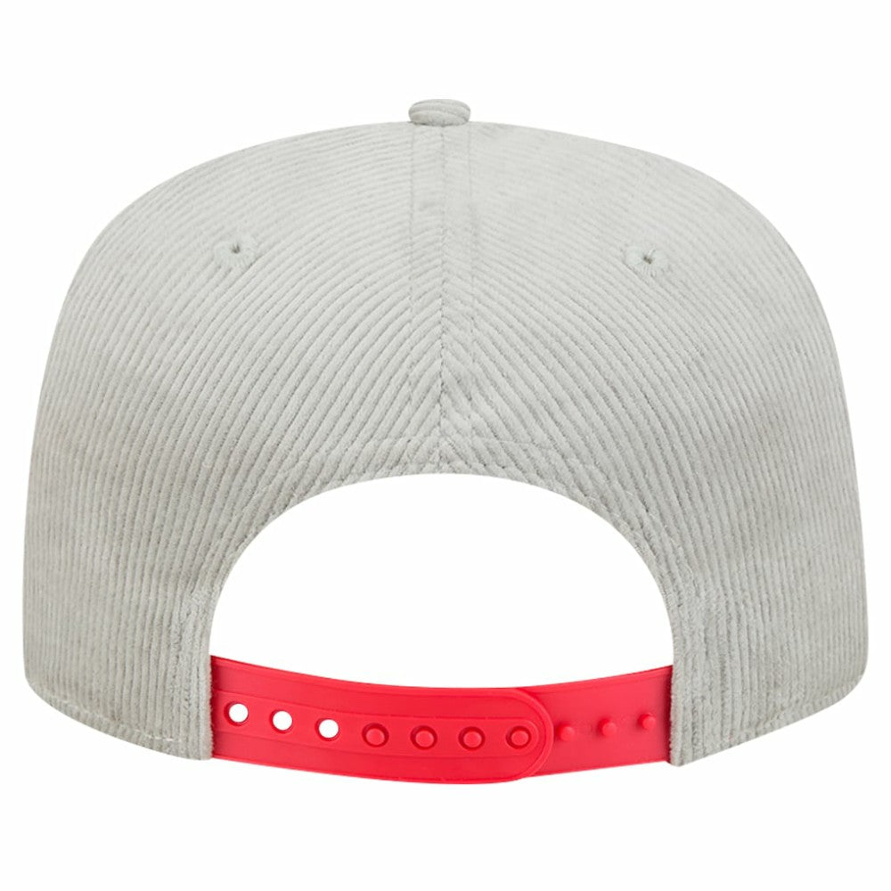 New Era Cincinnati Reds Gray Corduroy Golfer Snapback Hat Hats