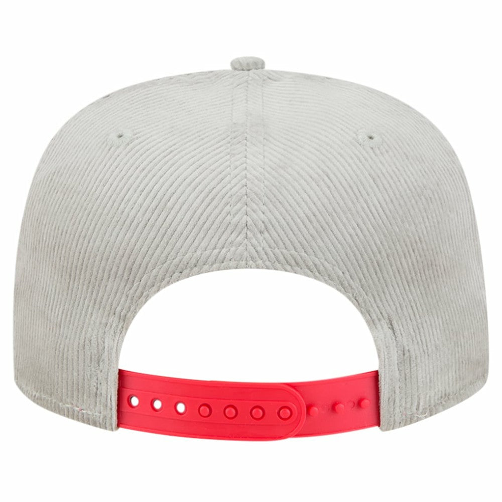 New Era Texas Rangers Gray Corduroy Golfer Snapback Hat Hats