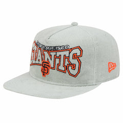 New Era San Francisco Giants Gray Corduroy Golfer Snapback Hat Hats