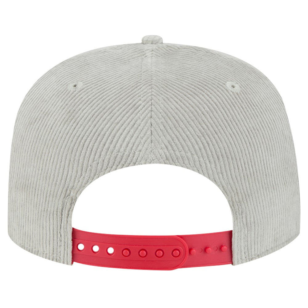 New Era Los Angeles Angels Gray Corduroy Golfer Snapback Hat Hats