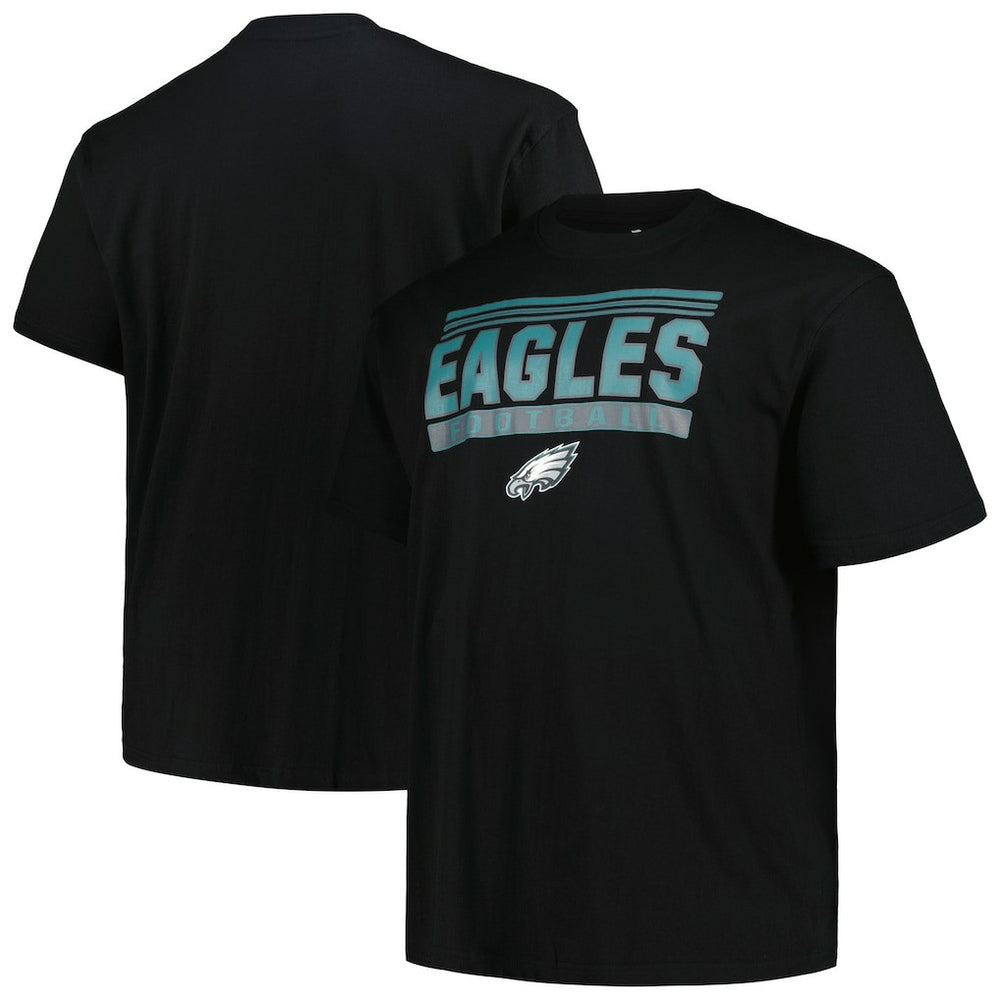 Philadelphia Eagles Big & Tall Pop T-Shirt Black