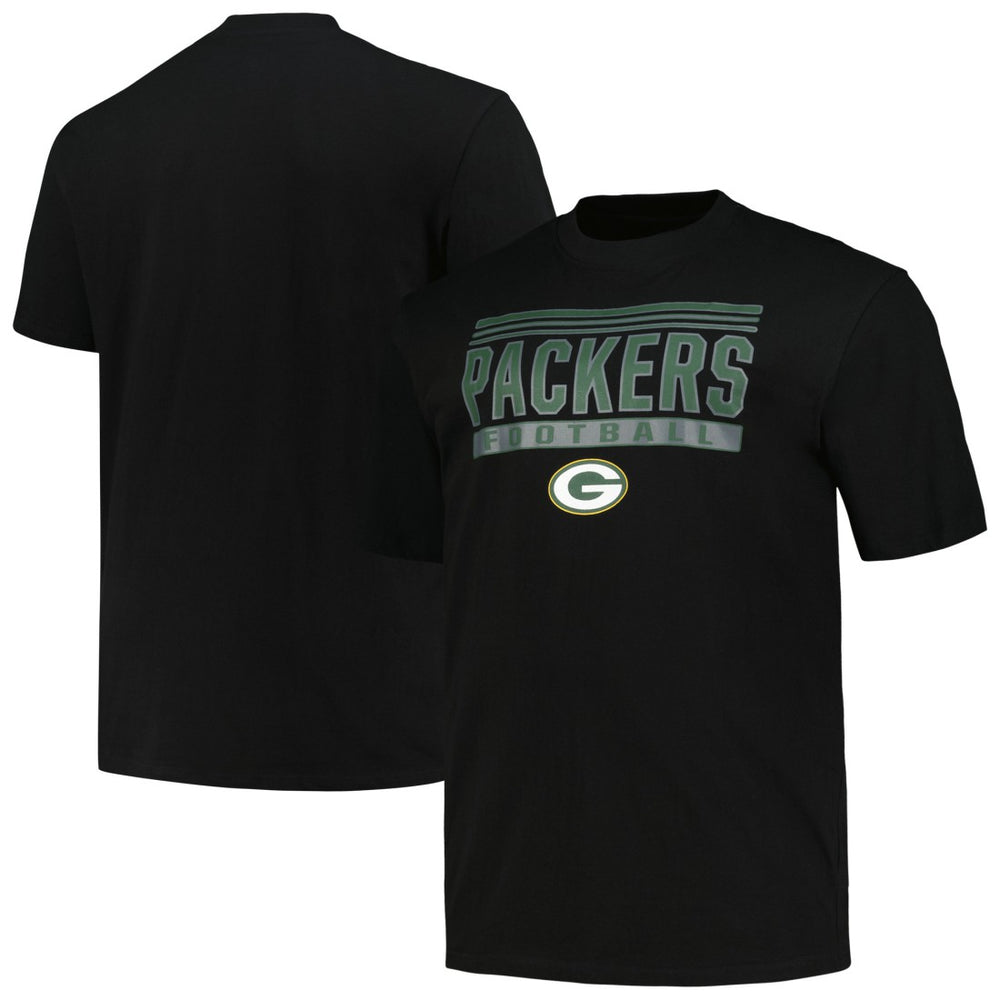 Green Bay Packers Big & Tall Pop T-Shirt Black