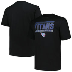Tennessee Titans Big & Tall Pop T-Shirt Black