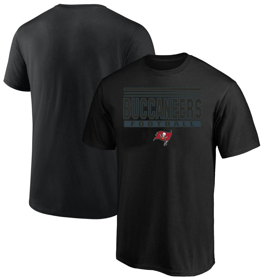 Tampa Bay Buccaneers Big & Tall Pop T-Shirt Black