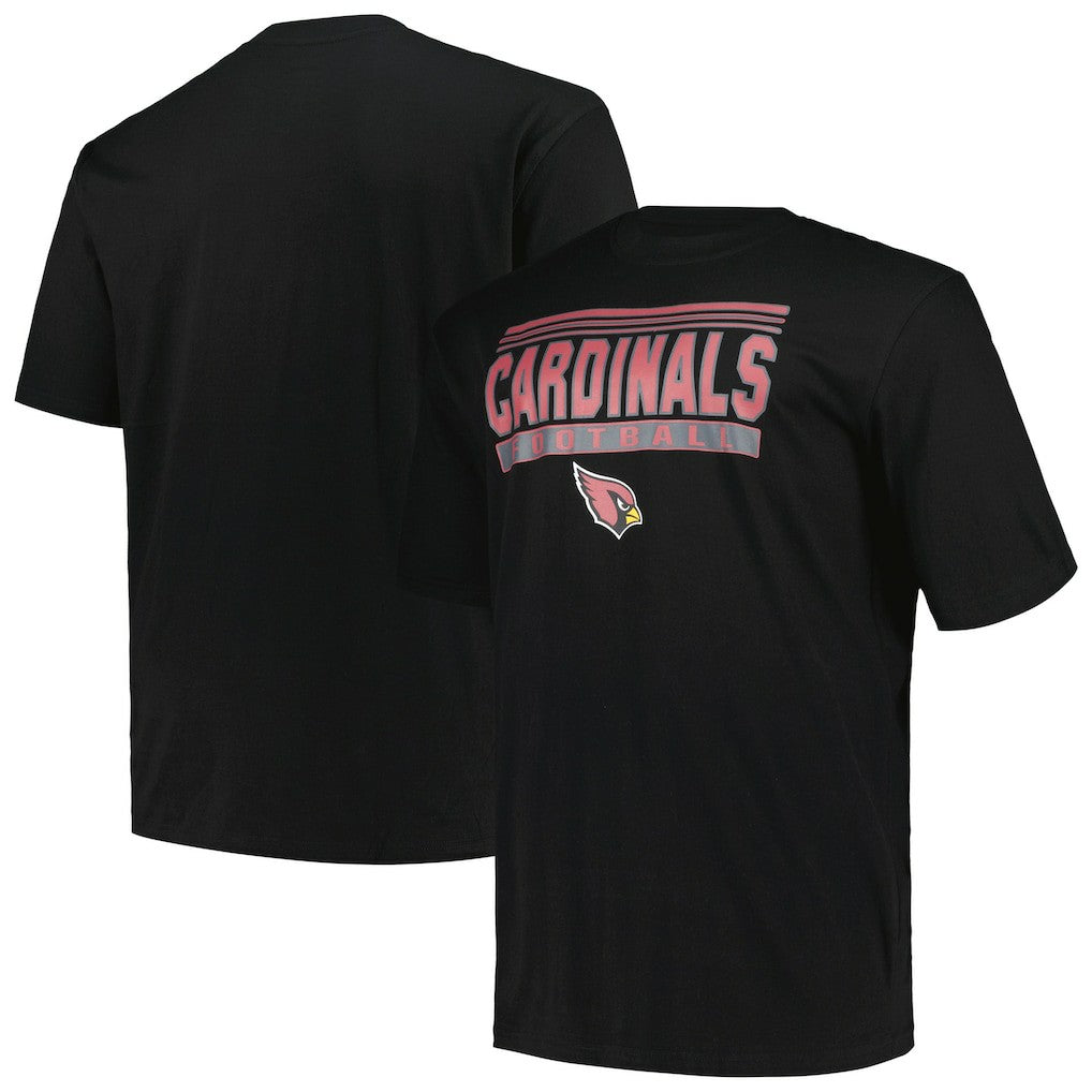 Arizona Cardinals Big & Tall Pop T-Shirt Black