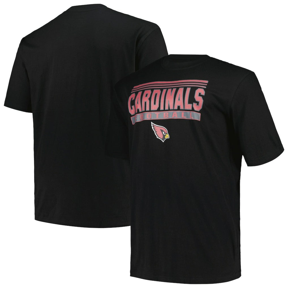 Arizona Cardinals Big & Tall Pop T-Shirt Black