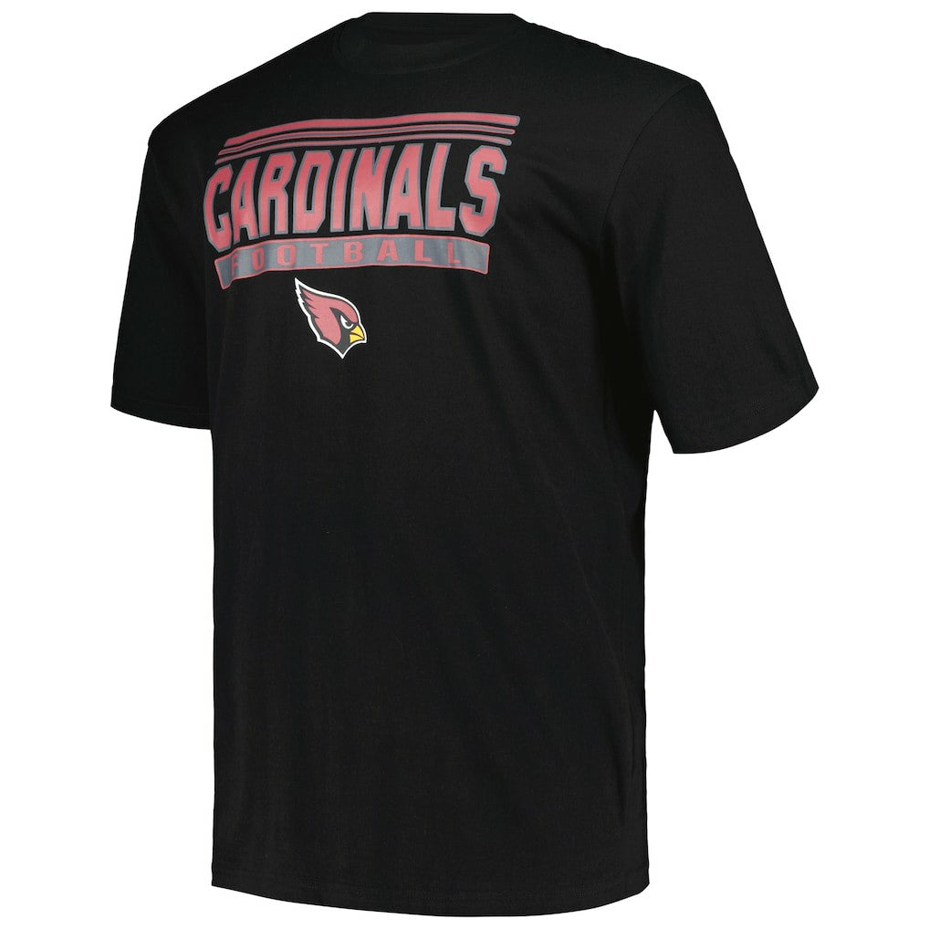 Arizona Cardinals Big & Tall Pop T-Shirt Black