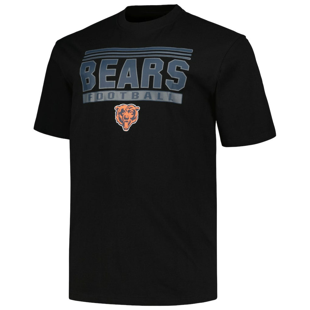 Chicago Bears Big & Tall Pop T-Shirt Black