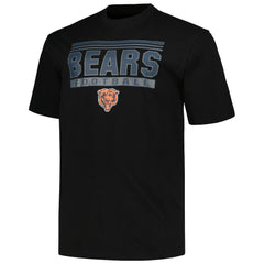 Chicago Bears Big & Tall Pop T-Shirt Black