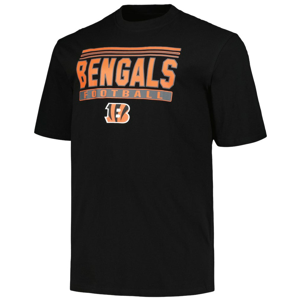 Cincinnati Bengals Big & Tall Pop T-Shirt Black