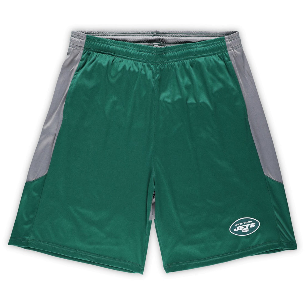 New York Jets Big & Tall Team Logo Shorts Green