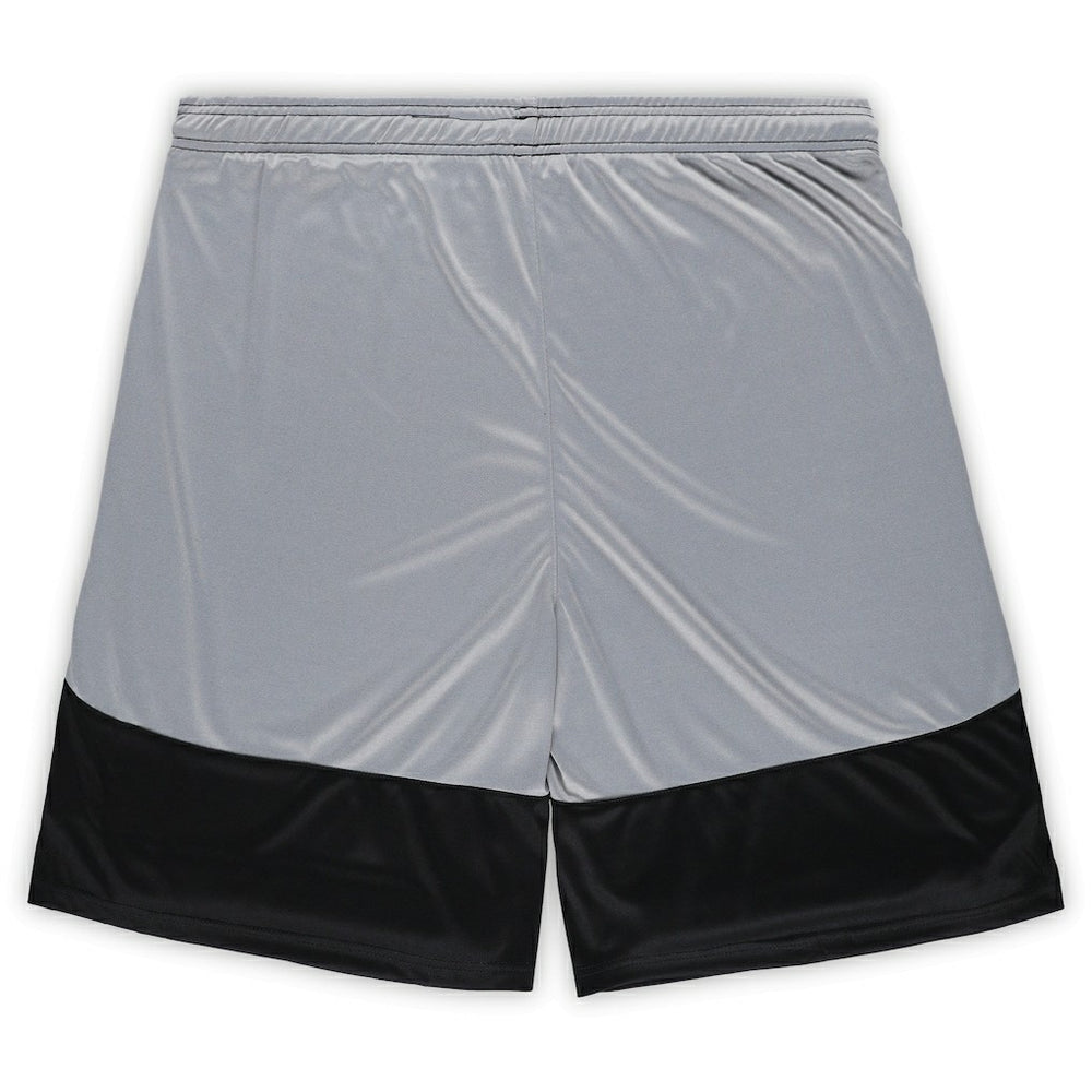 Pittsburgh Steelers Big & Tall Team Logo Shorts Black