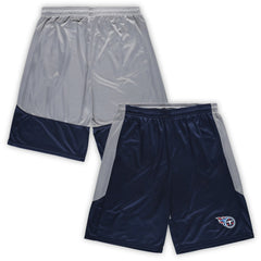 Tennessee Titans Big & Tall Team Logo Shorts Navy