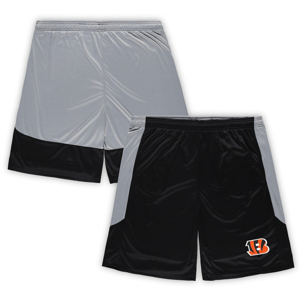 Cincinnati Bengals Big & Tall Team Logo Shorts Black