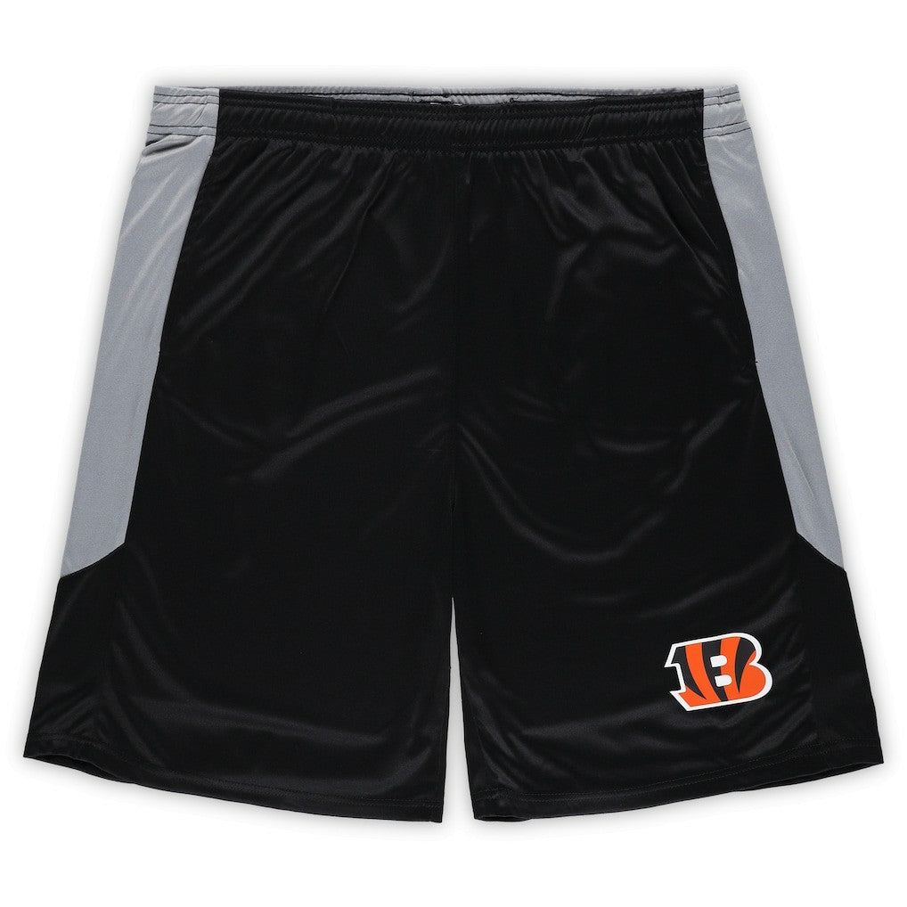 Cincinnati Bengals Big & Tall Team Logo Shorts Black