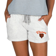 Chicago Bears Concepts Sport Women's Mainstream Terry Lounge Shorts Oatmeal
