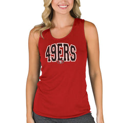 San Francisco 49ers Concepts Sport Women's Marathon Racer Back Tank Top Scarlet