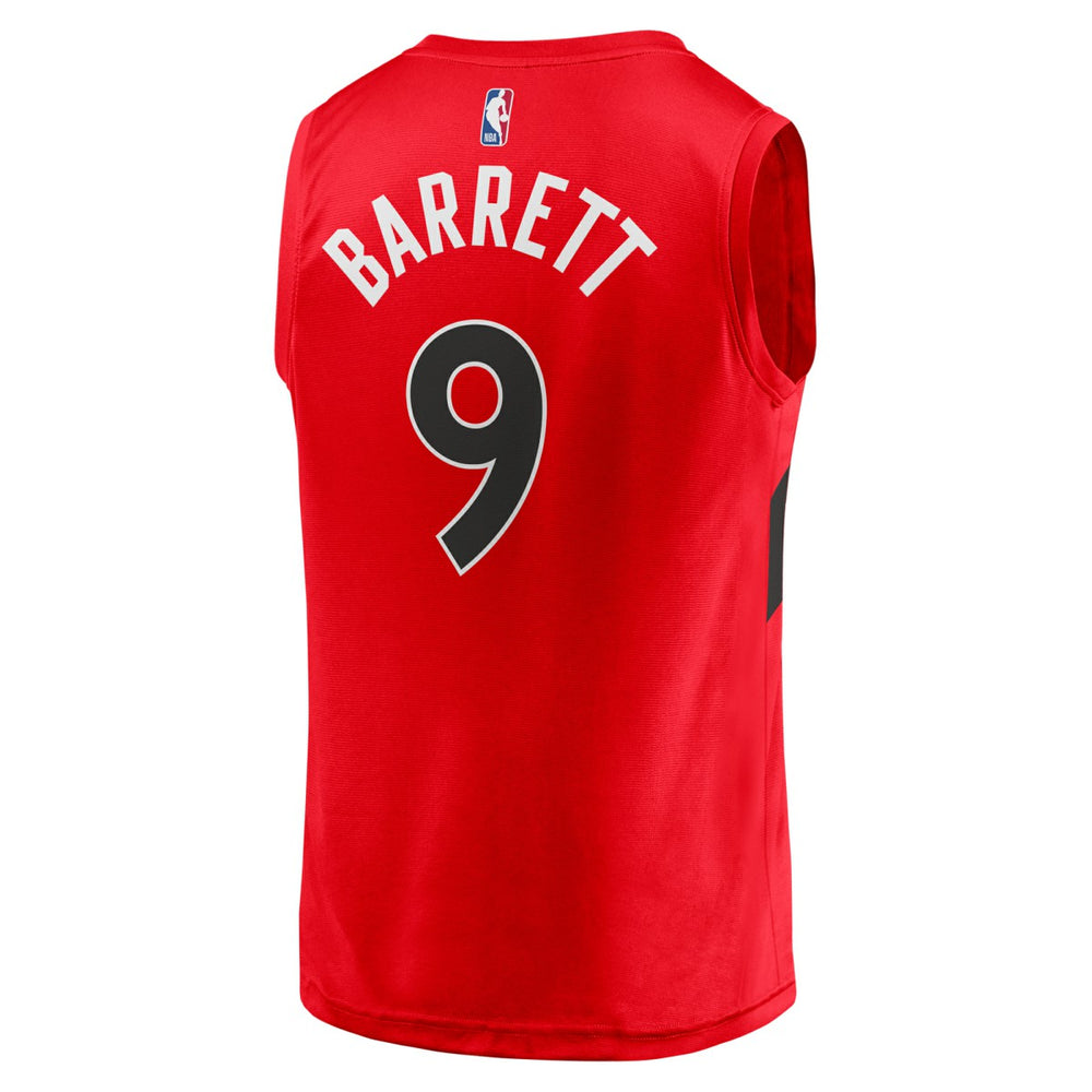 RJ Barrett Toronto Raptors Youth Fast Break Player Jersey Icon Edition Red