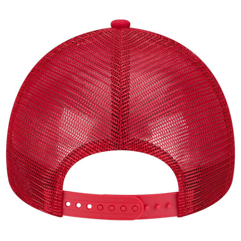 Cincinnati Reds New Era 9FORTY A-Frame Trucker Adjustable Hat - Red Hats