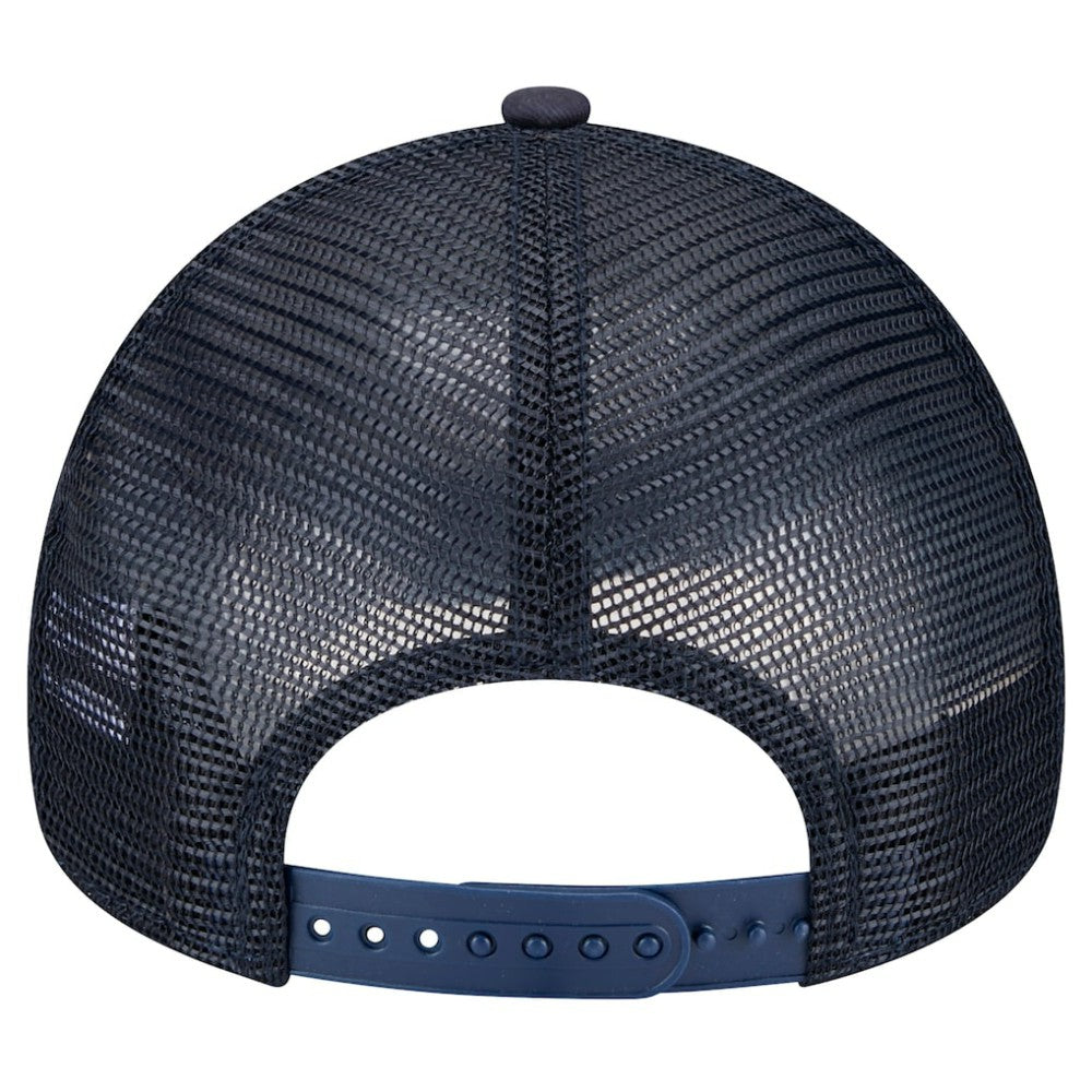 Atlanta Braves New Era 9FORTY A-Frame Trucker Adjustable Hat - Navy Hats