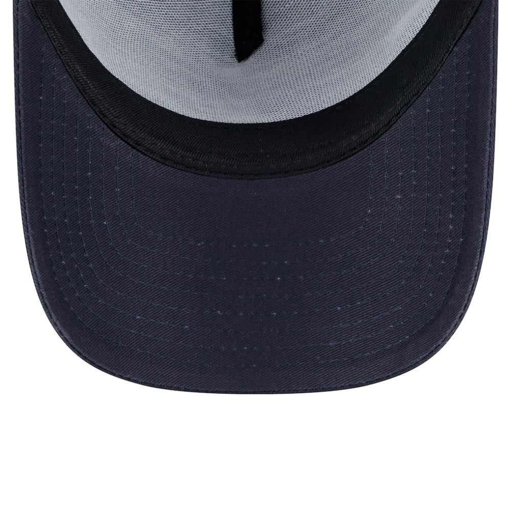 Atlanta Braves New Era 9FORTY A-Frame Trucker Adjustable Hat - Navy Hats