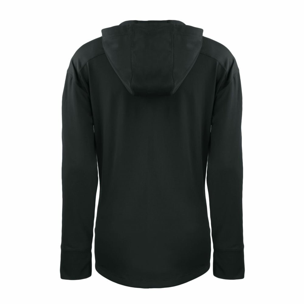 Detroit Lions Cutter & Buck Women's Primary Mark Daybreak Eco Recycled Half-Zip Hoodie Black