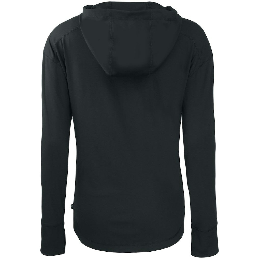 Kansas City Chiefs Cutter & Buck Women's Primary Mark Daybreak Eco Recycled Full-Zip Hoodie Black